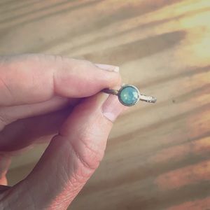 Turquoise Gem Gold Ring